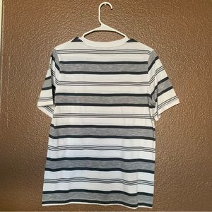 Boys Tony Hawk Stripped Shirt White Grey